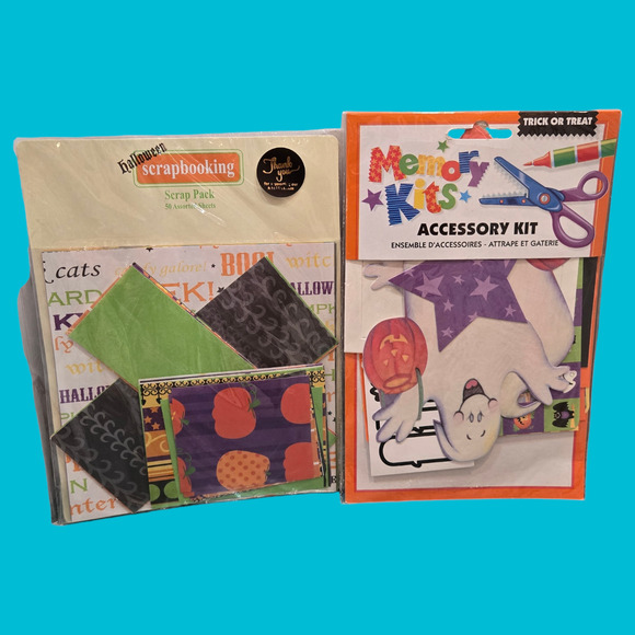 Haunted Halloween Mix Vintage Lot Scrapbooking Creepy Stickers Cuts Trick/Treat - Picture 10 of 15